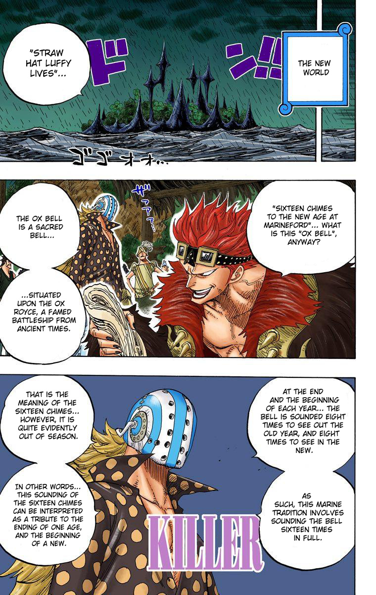 One Piece - Digital Colored Comics - Vol.60 Chapter 594: Message