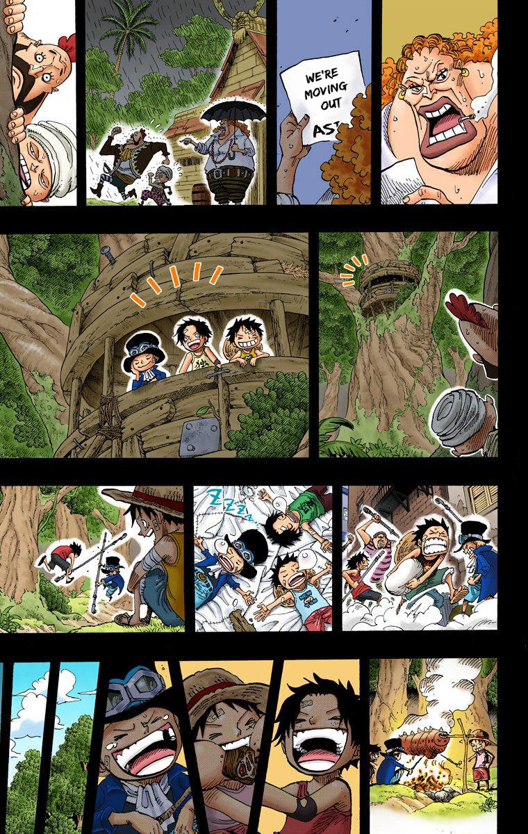 One Piece - Digital Colored Comics - Vol.60 Chapter 585: Brothers' Sake Cups