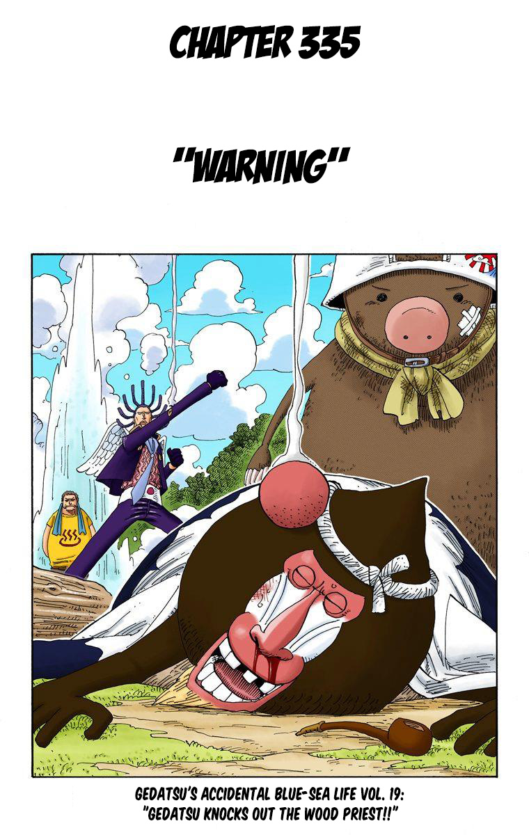 One Piece - Digital Colored Comics - Vol.35 Chapter 335: Warning