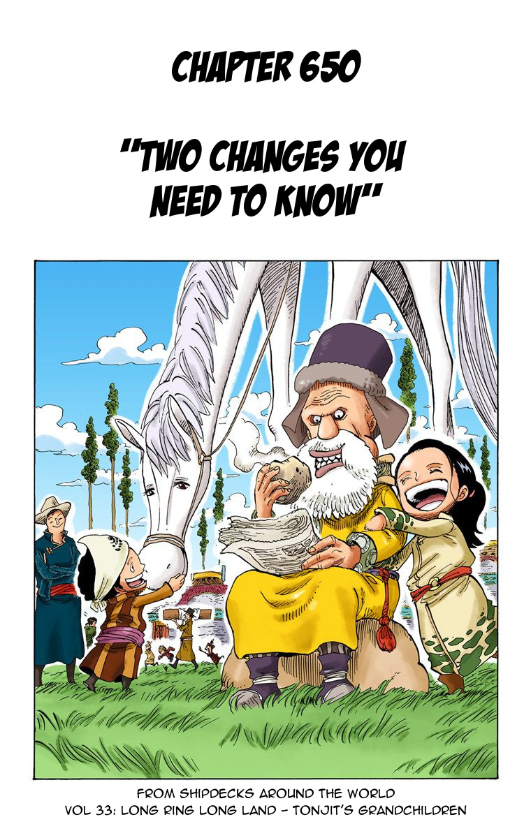 One Piece - Digital Colored Comics - Vol.66 Chapter 650: Two Changes You Need To Know