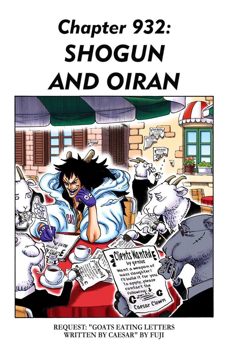 One Piece - Digital Colored Comics - Chapter 932