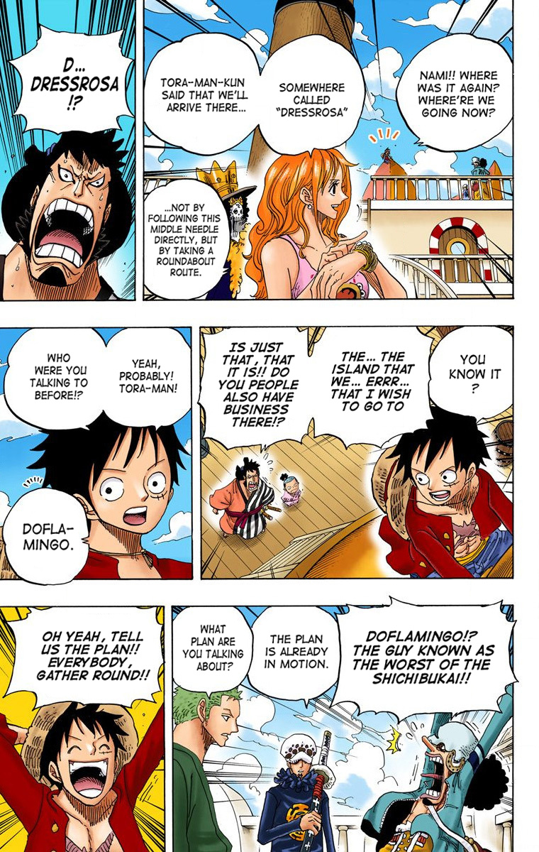 One Piece - Digital Colored Comics - Vol.70 Chapter 698: Doflamingo Appears