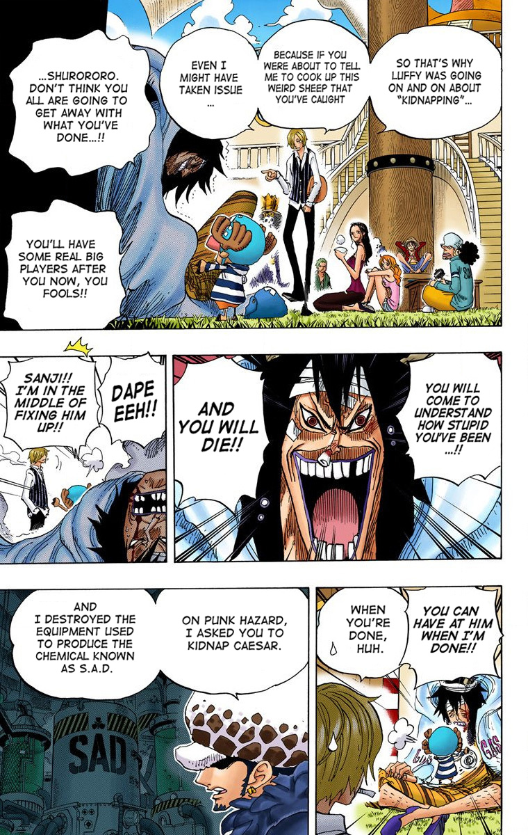 One Piece - Digital Colored Comics - Vol.70 Chapter 698: Doflamingo Appears