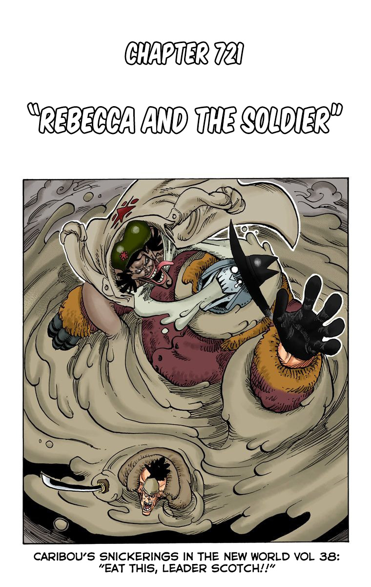 One Piece - Digital Colored Comics - Vol.72 Chapter 721: Rebecca And The Soldier