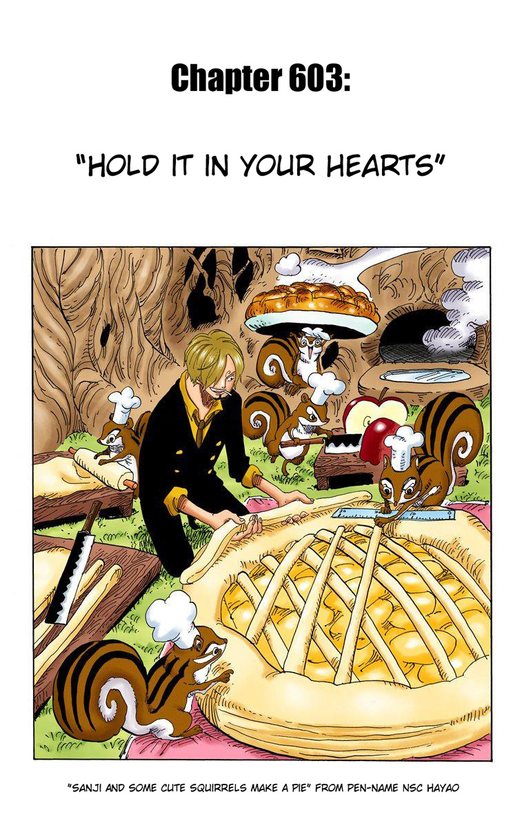 One Piece - Digital Colored Comics - Vol.61 Chapter 603: Hold It In Your Hearts