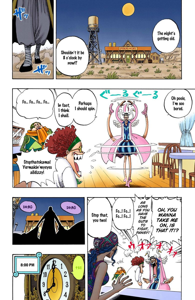 One Piece - Digital Colored Comics - Vol.18 Chapter 160: 8 O'clock At Spider's Café