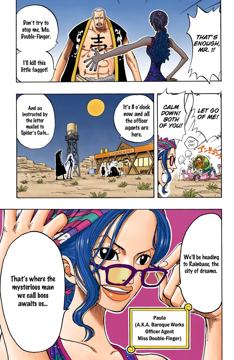 One Piece - Digital Colored Comics - Vol.18 Chapter 160: 8 O'clock At Spider's Café