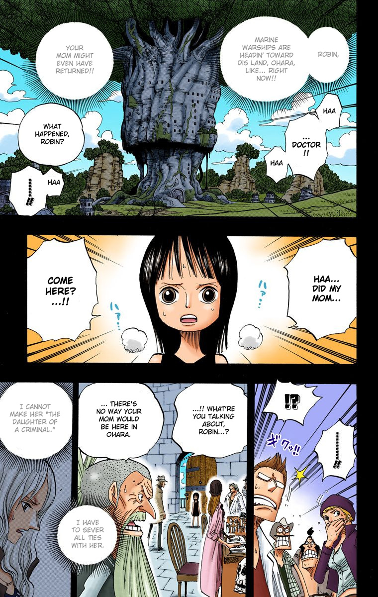 One Piece - Digital Colored Comics - Vol.41 Chapter 394: Ohara's Demons