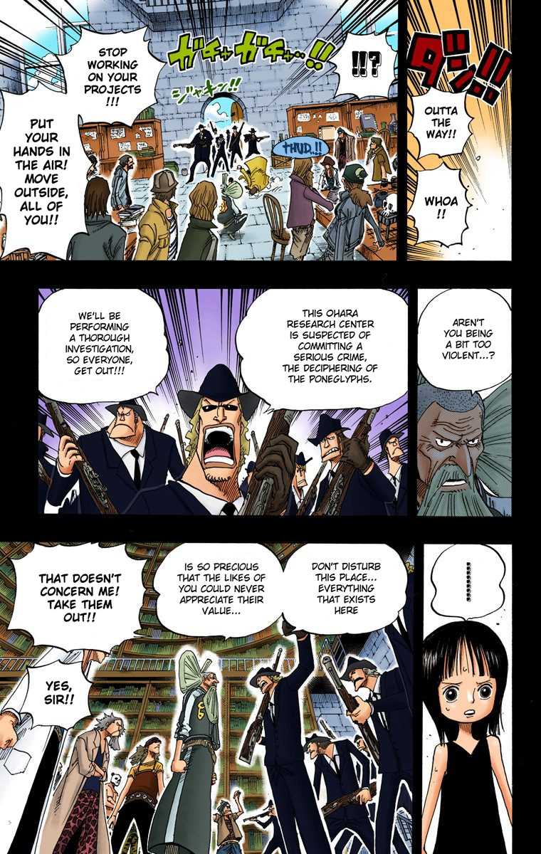 One Piece - Digital Colored Comics - Vol.41 Chapter 394: Ohara's Demons