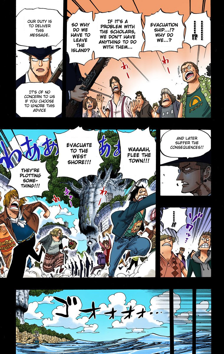 One Piece - Digital Colored Comics - Vol.41 Chapter 394: Ohara's Demons