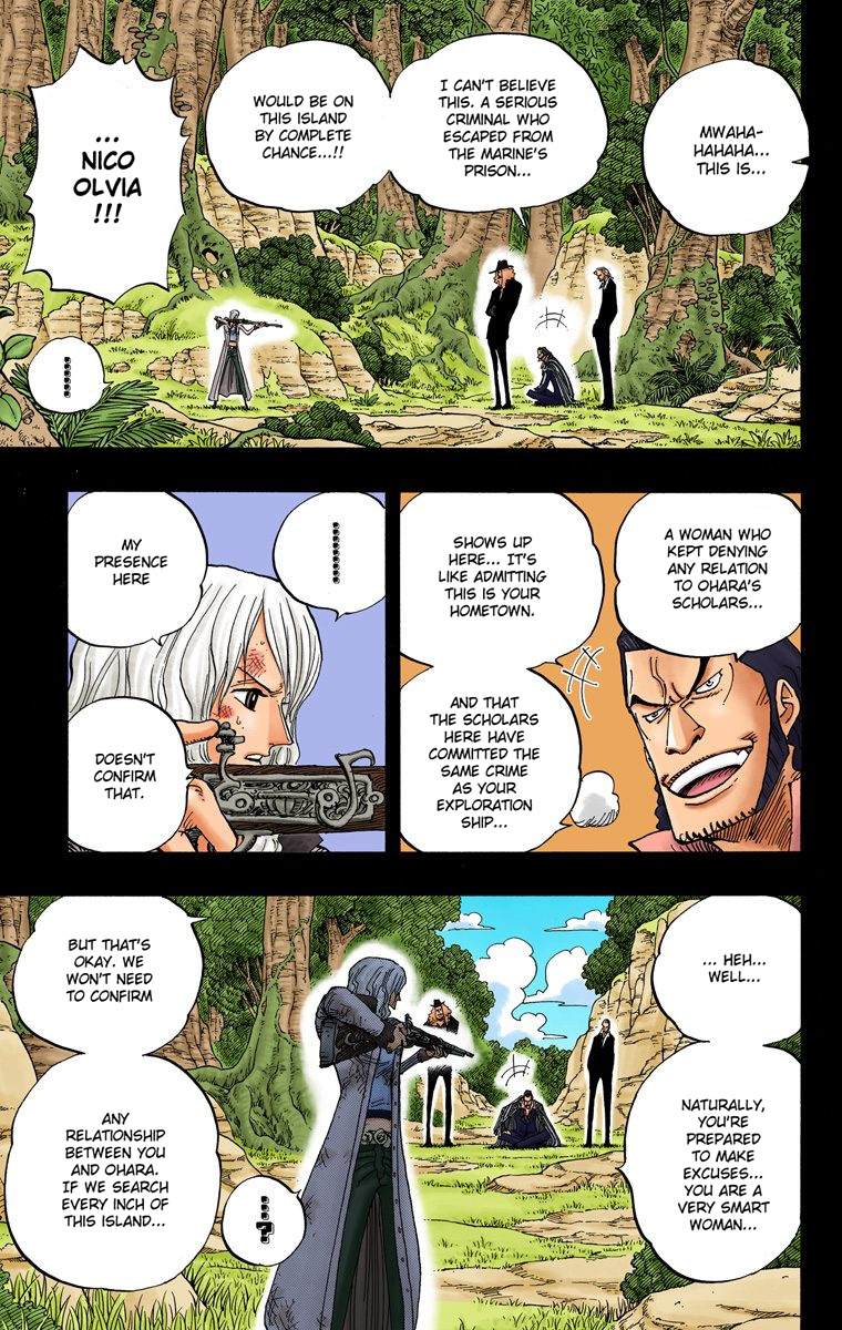 One Piece - Digital Colored Comics - Vol.41 Chapter 394: Ohara's Demons