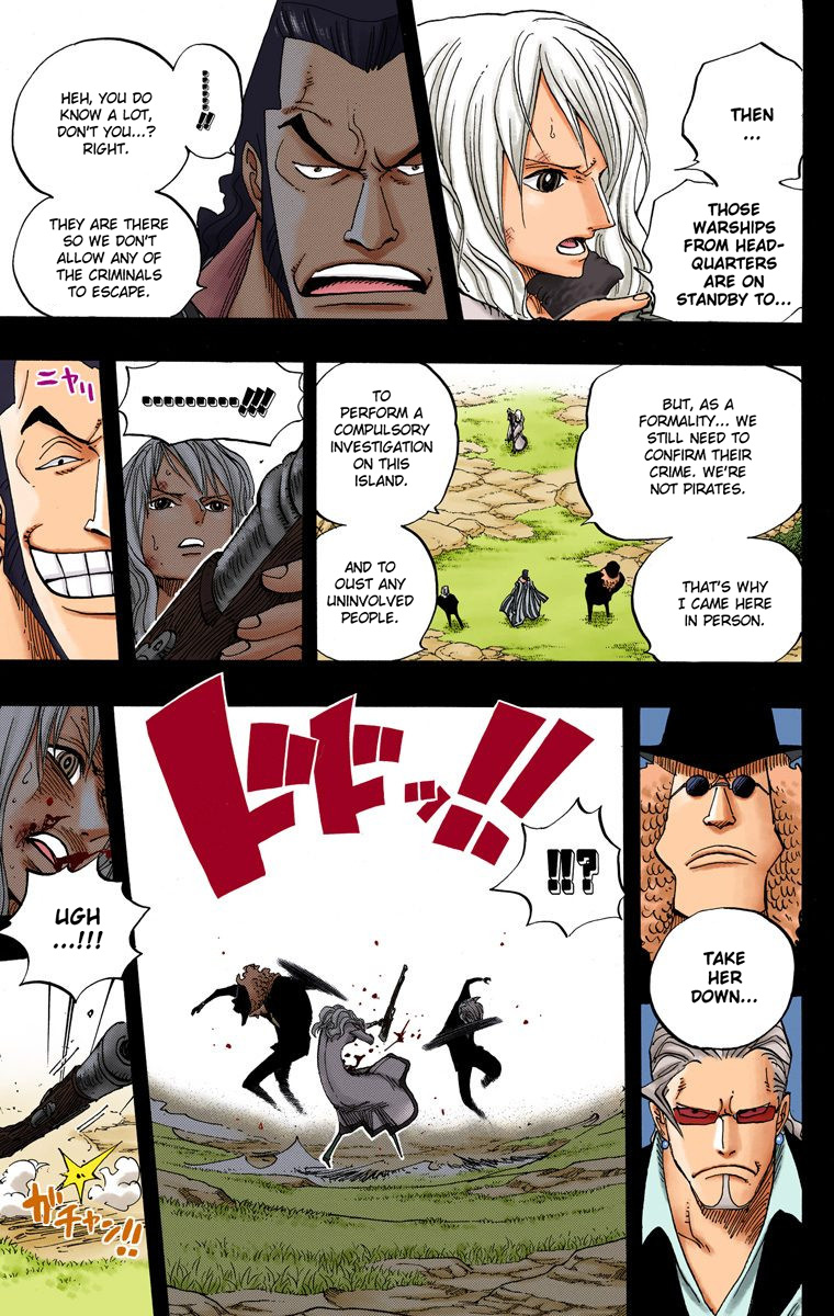 One Piece - Digital Colored Comics - Vol.41 Chapter 394: Ohara's Demons