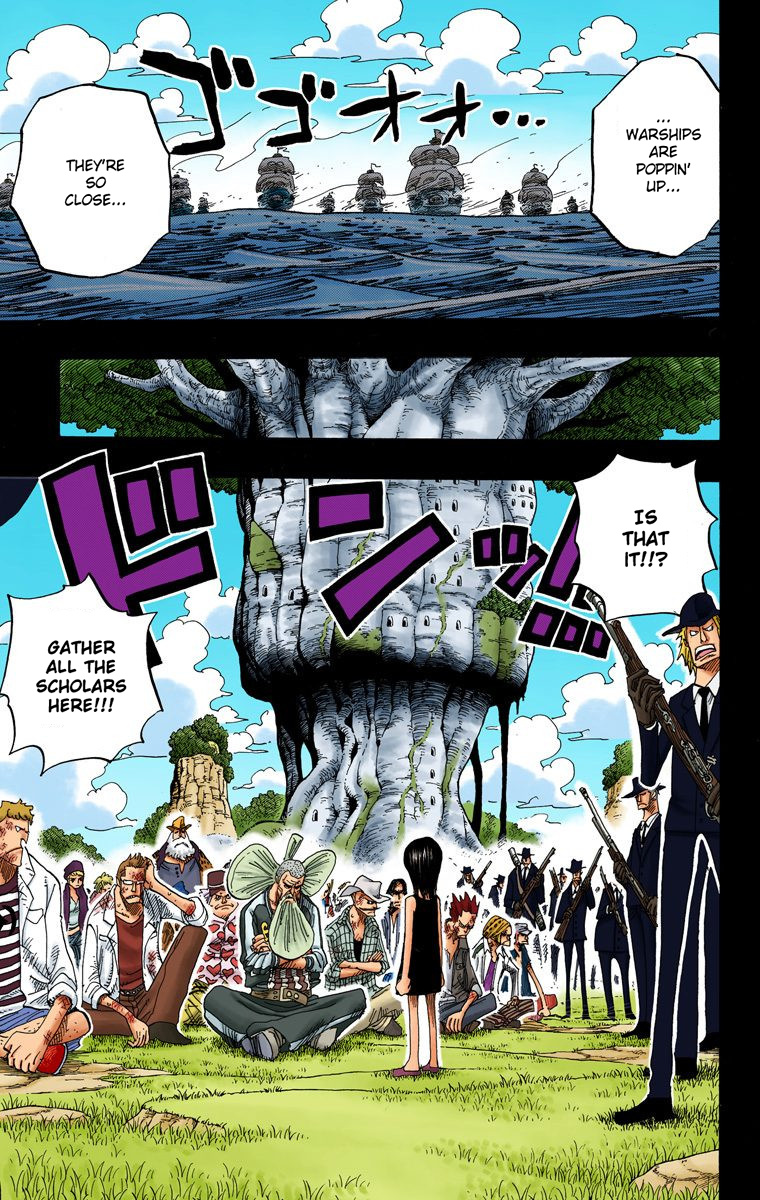 One Piece - Digital Colored Comics - Vol.41 Chapter 394: Ohara's Demons