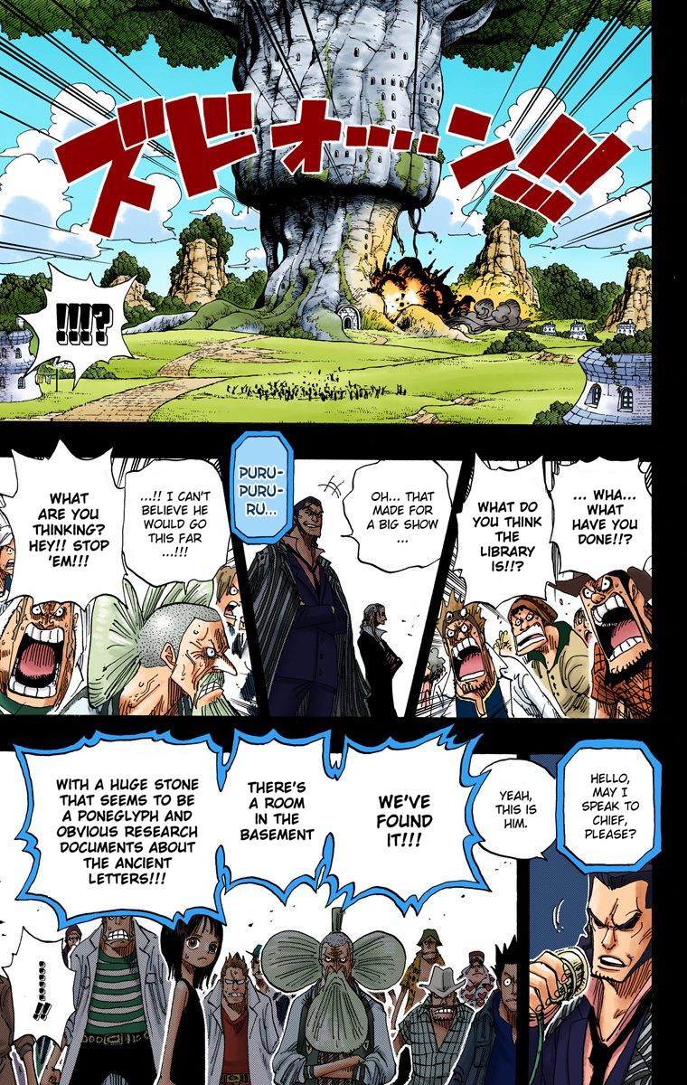 One Piece - Digital Colored Comics - Vol.41 Chapter 394: Ohara's Demons