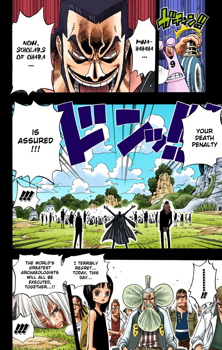 One Piece - Digital Colored Comics - Vol.41 Chapter 394: Ohara's Demons