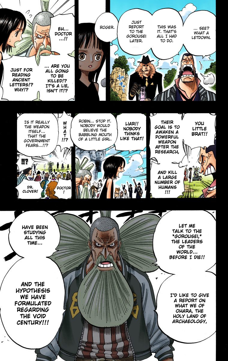 One Piece - Digital Colored Comics - Vol.41 Chapter 394: Ohara's Demons