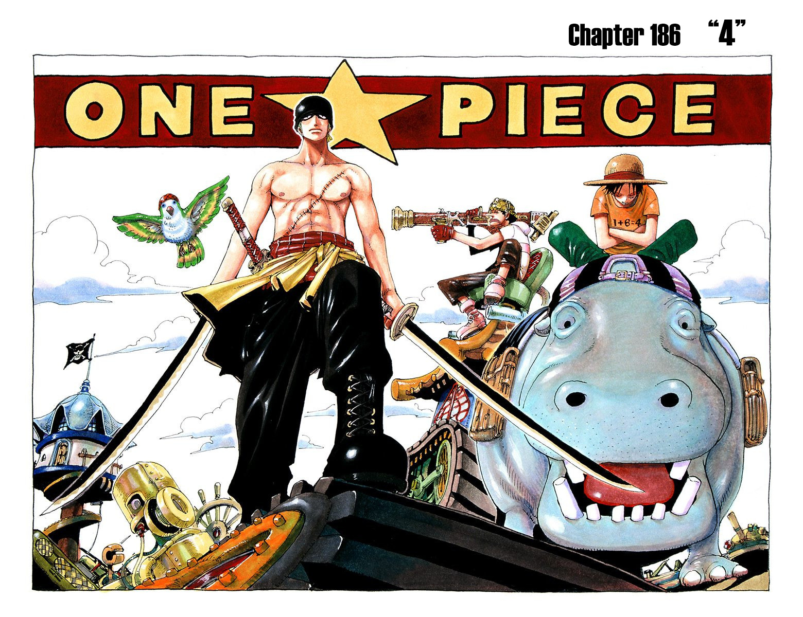 One Piece - Digital Colored Comics - Vol.20 Chapter 186: 4