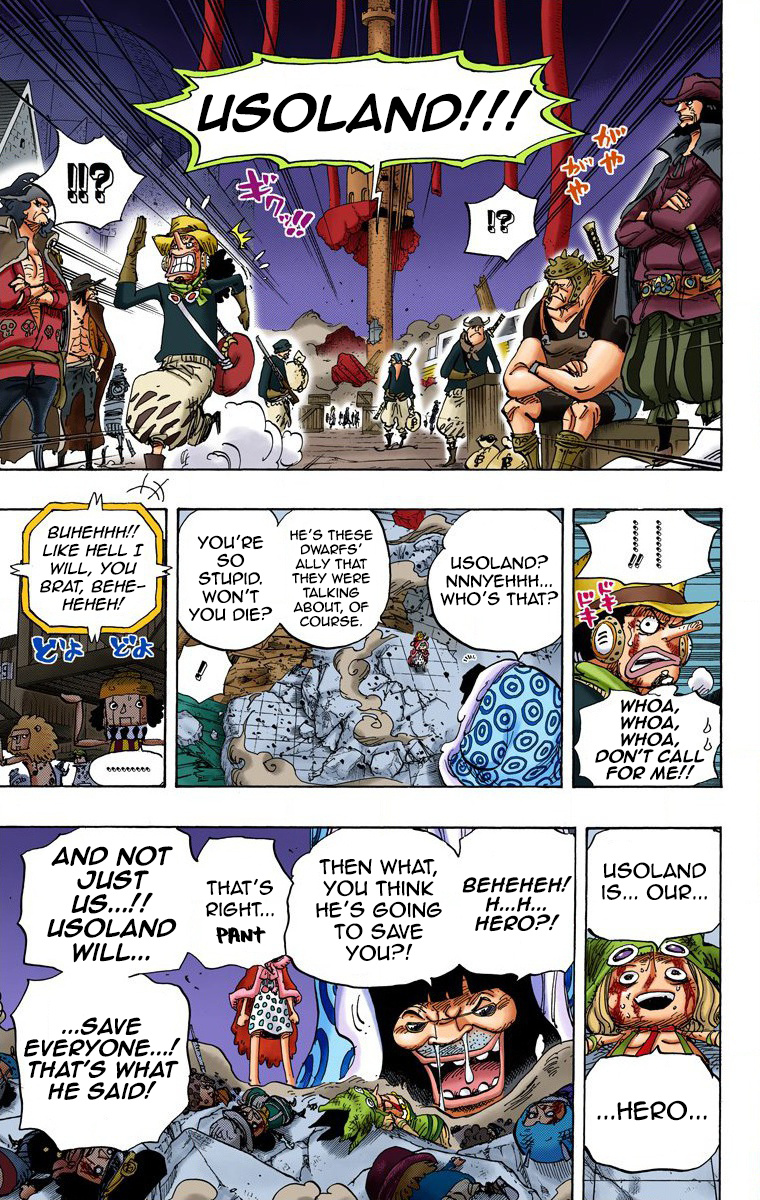 One Piece - Digital Colored Comics - Vol.74 Chapter 741: Liar Usoland