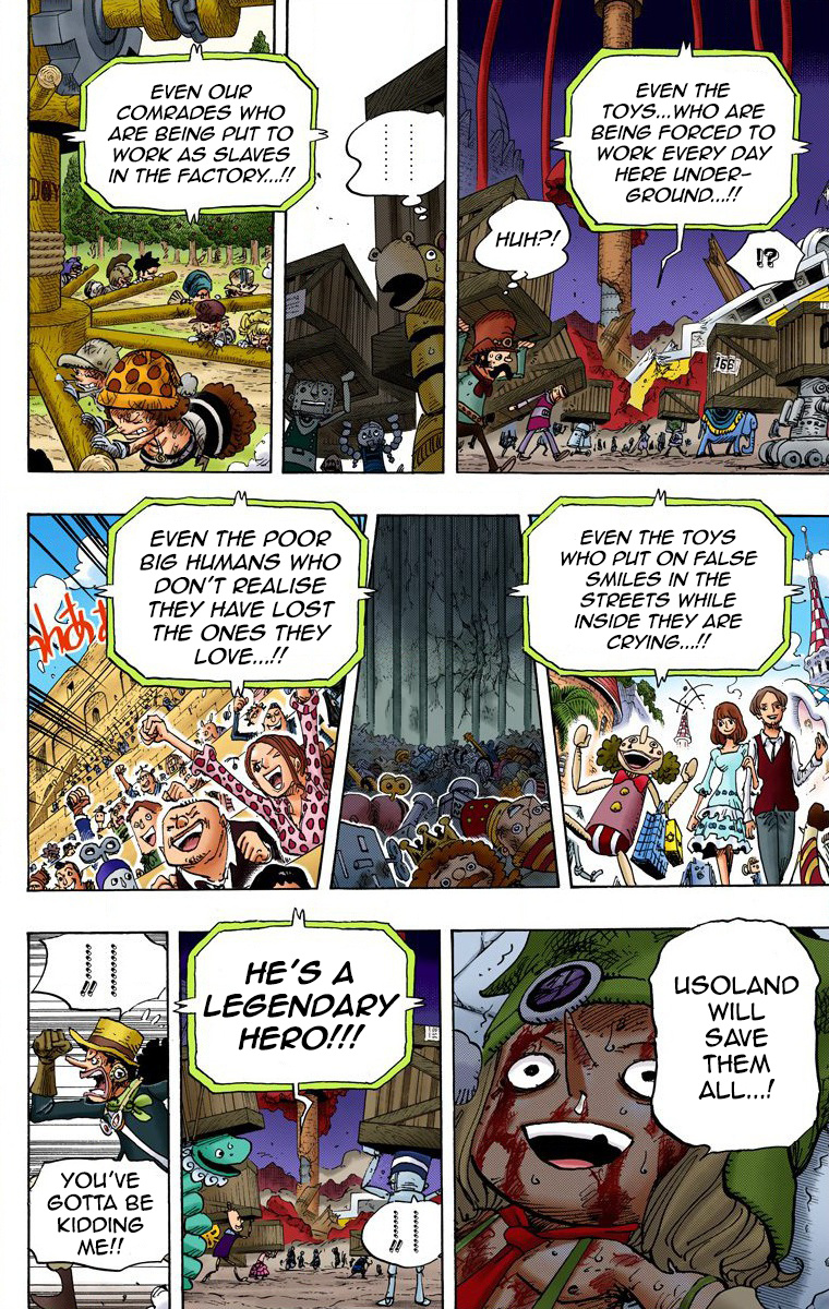 One Piece - Digital Colored Comics - Vol.74 Chapter 741: Liar Usoland