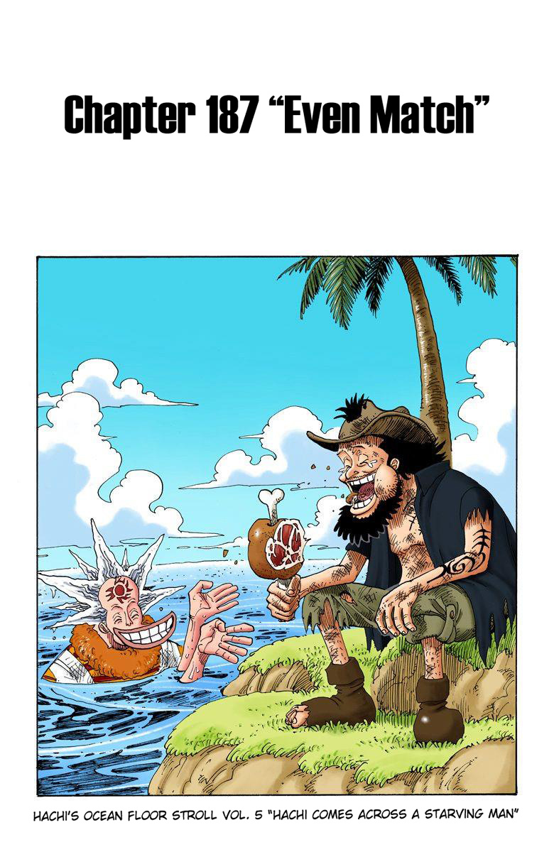 One Piece - Digital Colored Comics - Vol.21 Chapter 187: Even Match