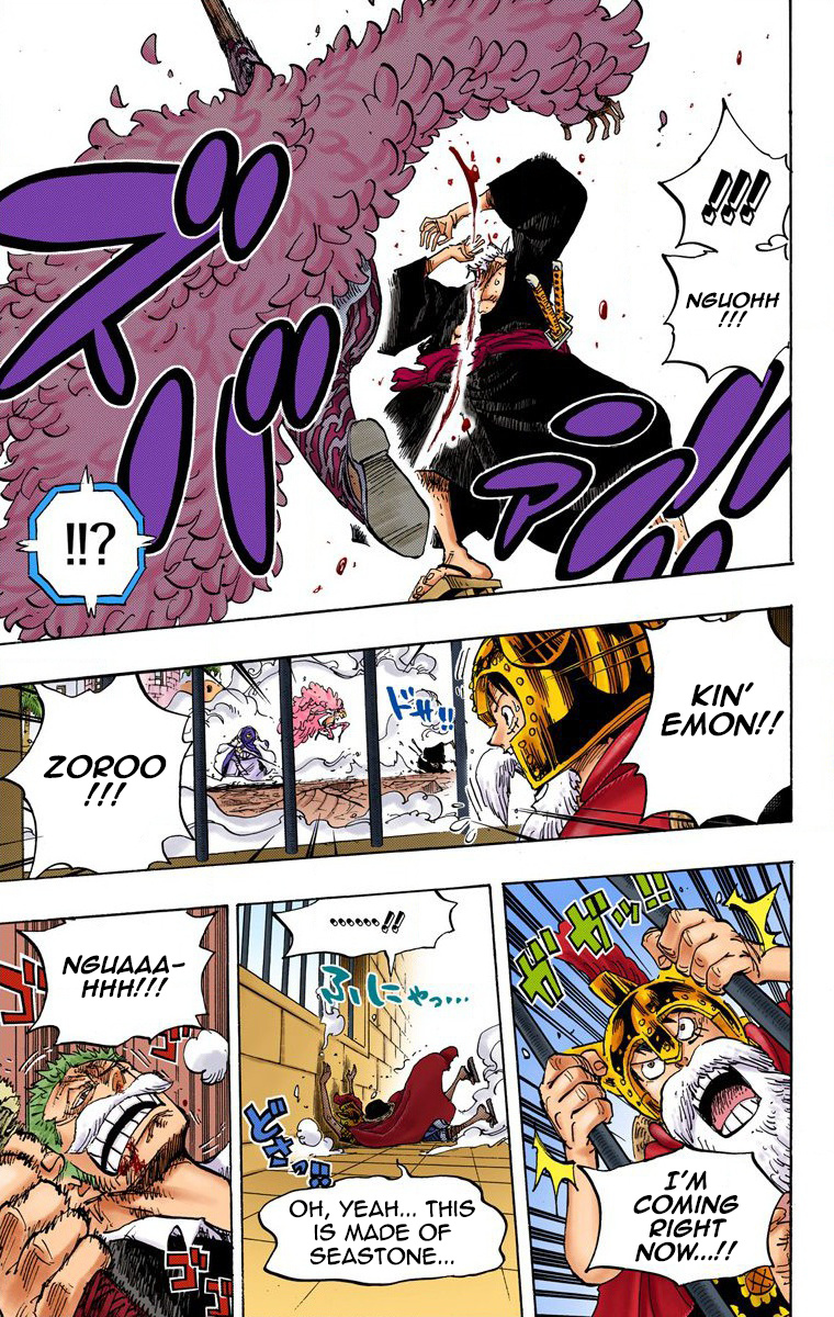 One Piece - Digital Colored Comics - Vol.73 Chapter 730: 3 Cards