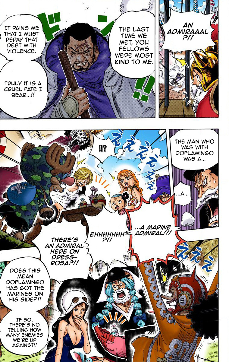 One Piece - Digital Colored Comics - Vol.73 Chapter 730: 3 Cards