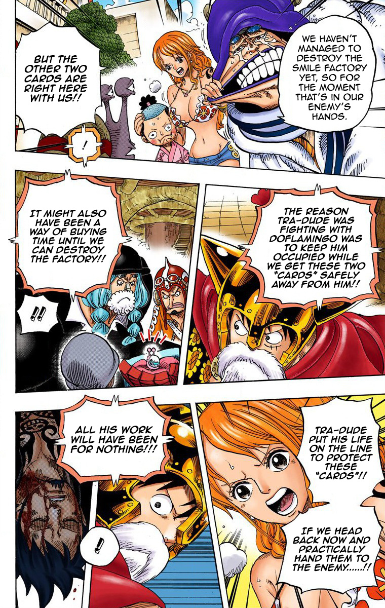 One Piece - Digital Colored Comics - Vol.73 Chapter 730: 3 Cards