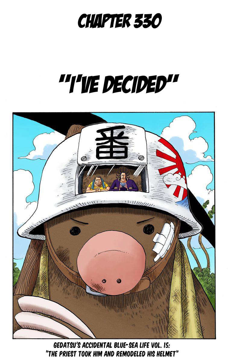 One Piece - Digital Colored Comics - Vol.35 Chapter 330: I've Decided