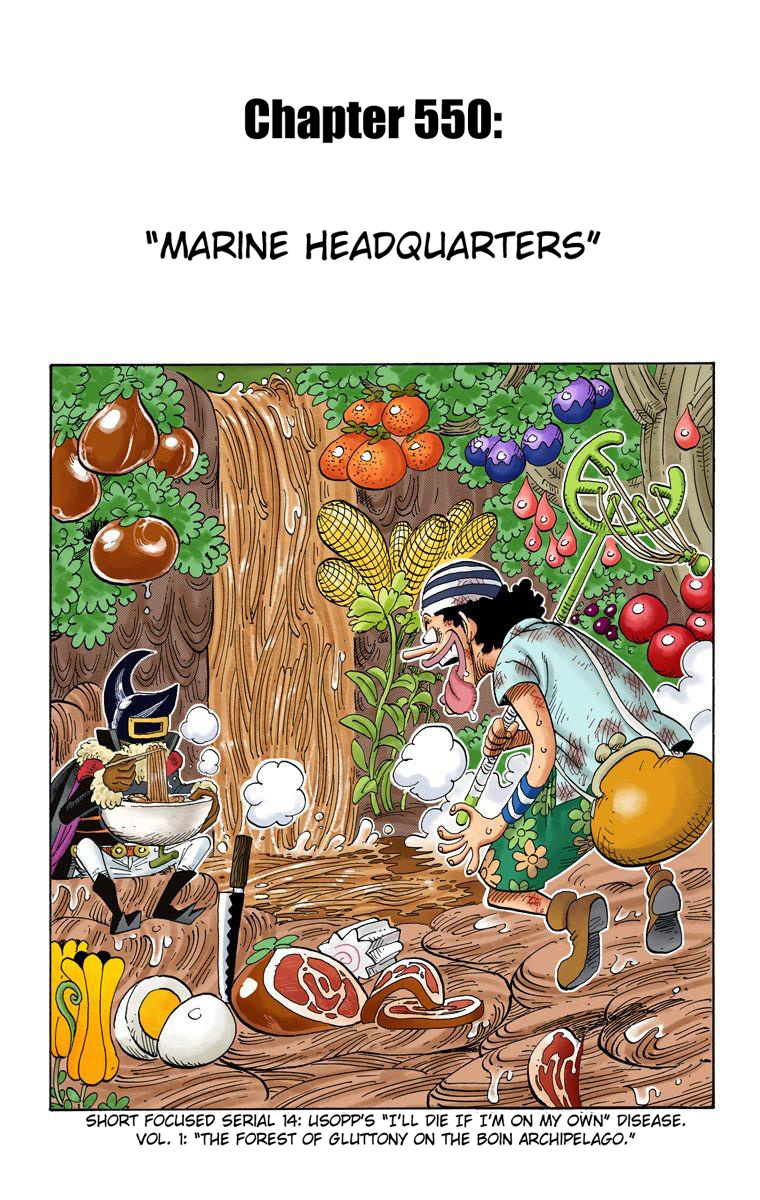 One Piece - Digital Colored Comics - Vol.56 Chapter 550: Marine Headquarters