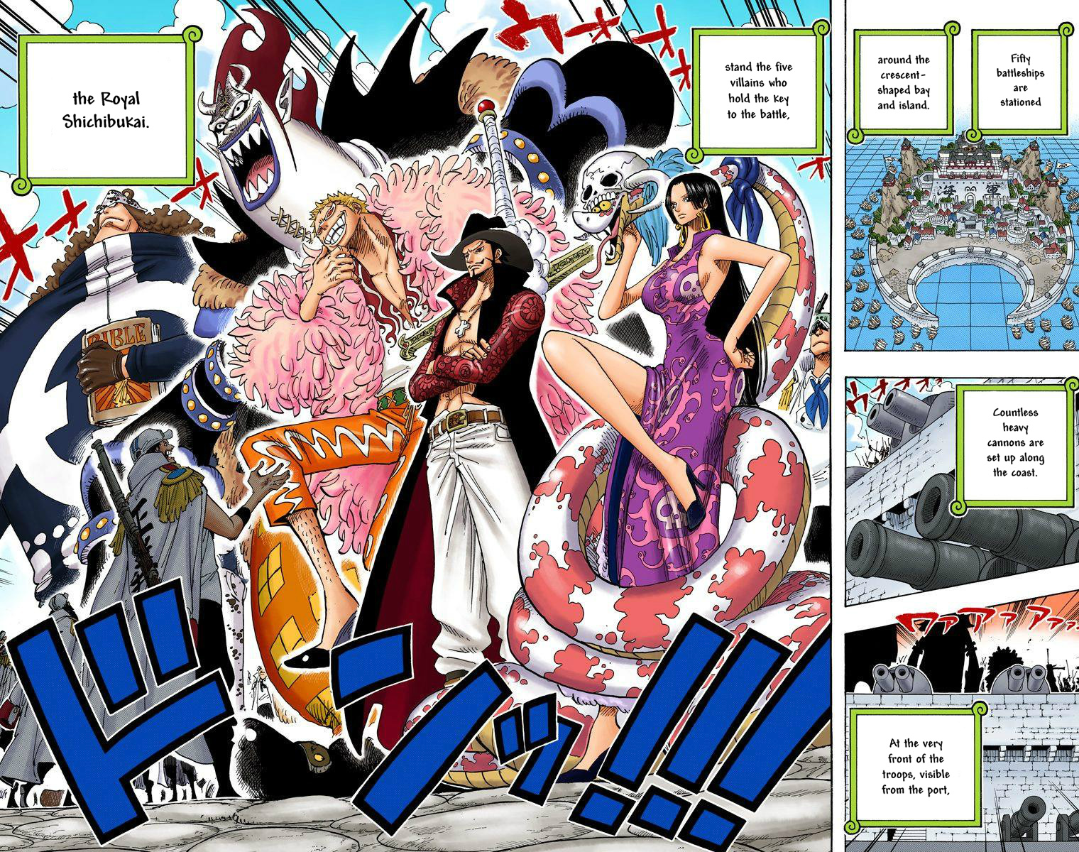 One Piece - Digital Colored Comics - Vol.56 Chapter 550: Marine Headquarters