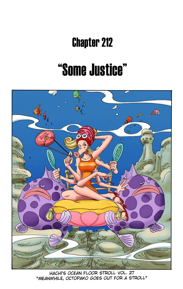 One Piece - Digital Colored Comics - Vol.23 Chapter 212: Some Justice