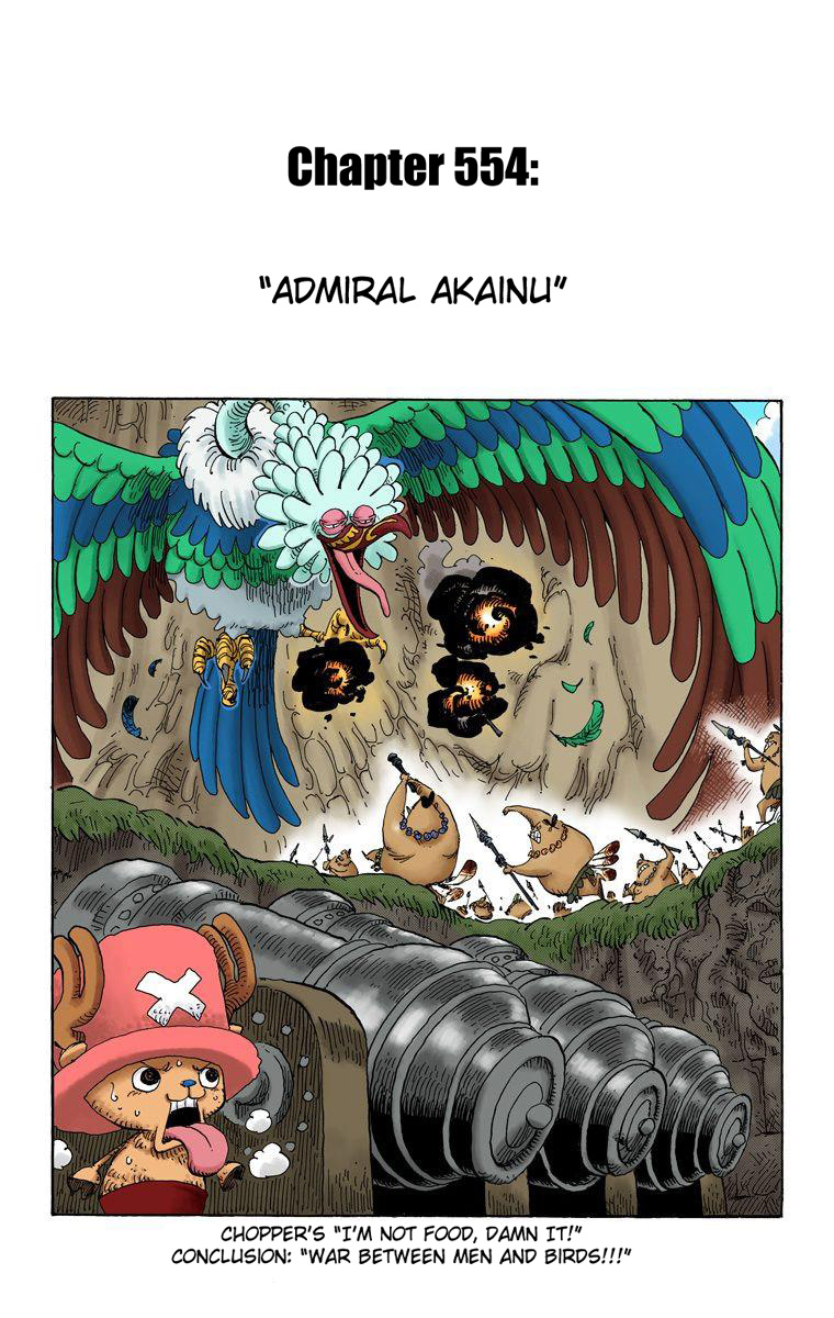 One Piece - Digital Colored Comics - Vol.57 Chapter 554: Admiral Akainu