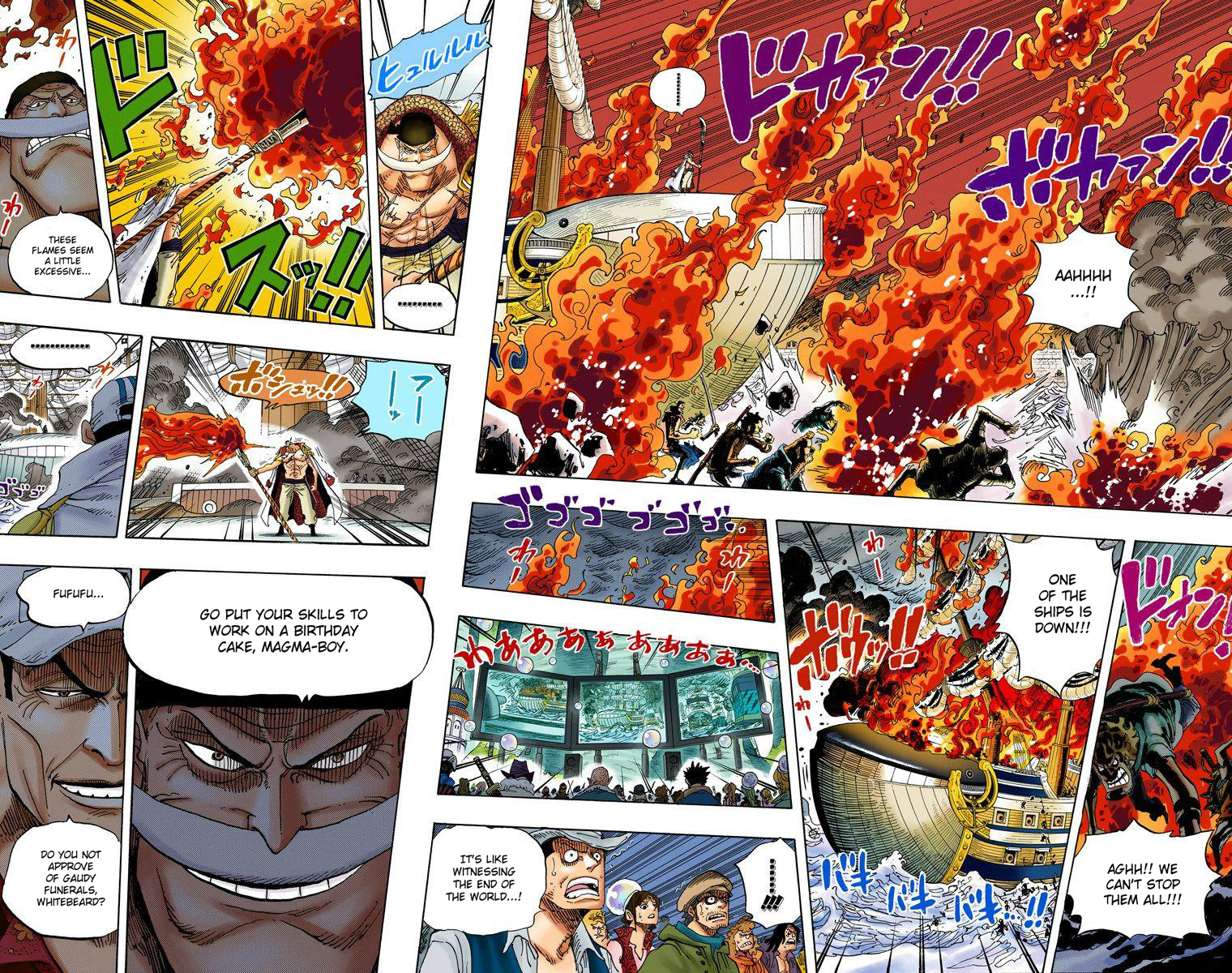 One Piece - Digital Colored Comics - Vol.57 Chapter 554: Admiral Akainu