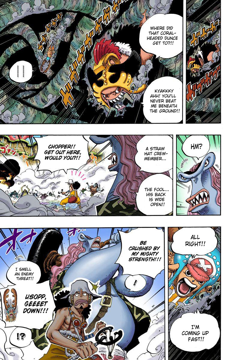 One Piece - Digital Colored Comics - Vol.65 Chapter 640: Right Above Fishman Island