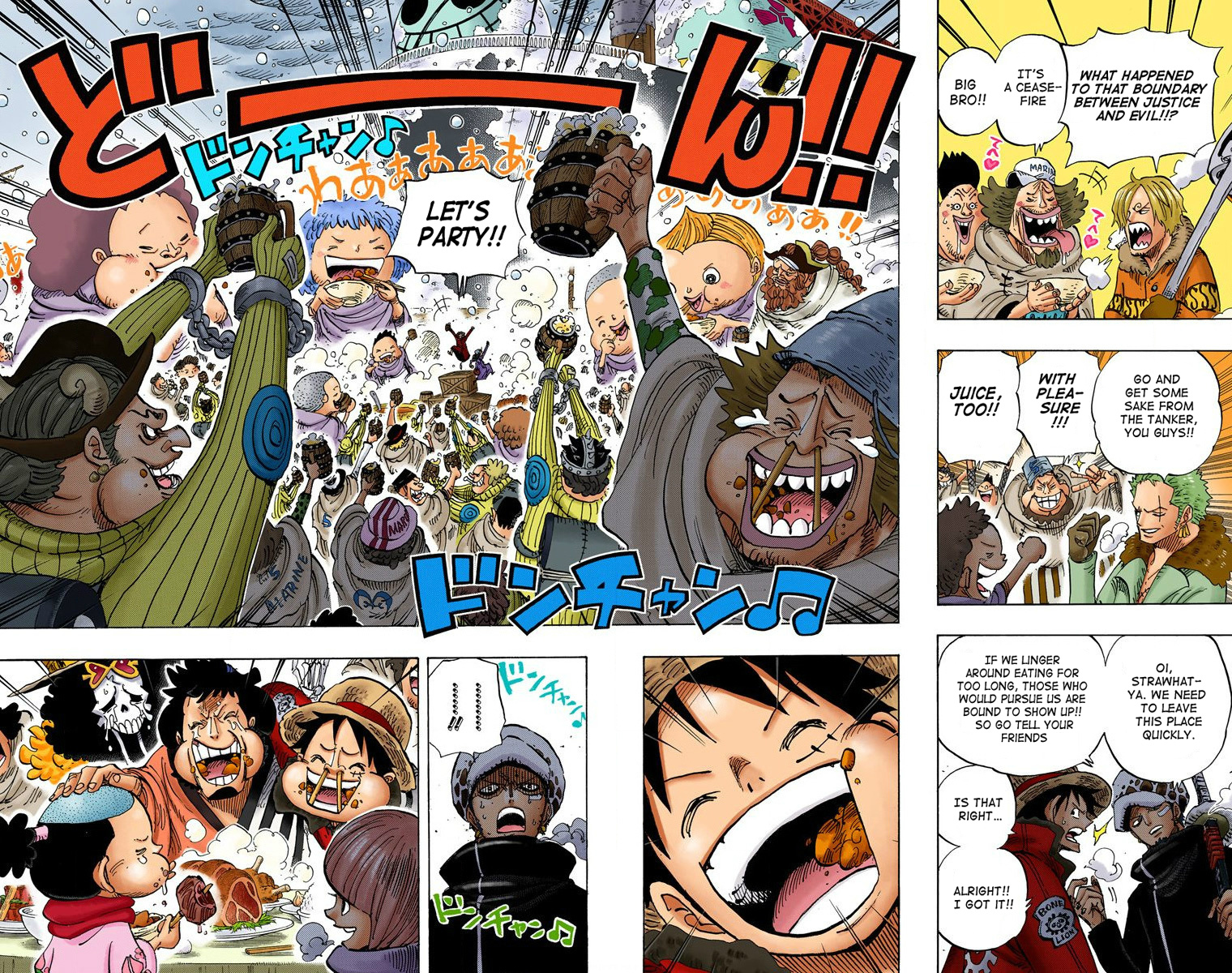 One Piece - Digital Colored Comics - Vol.70 Chapter 696: Common Interest