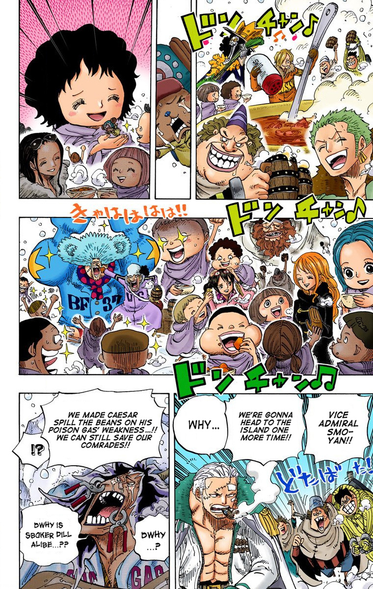 One Piece - Digital Colored Comics - Vol.70 Chapter 696: Common Interest