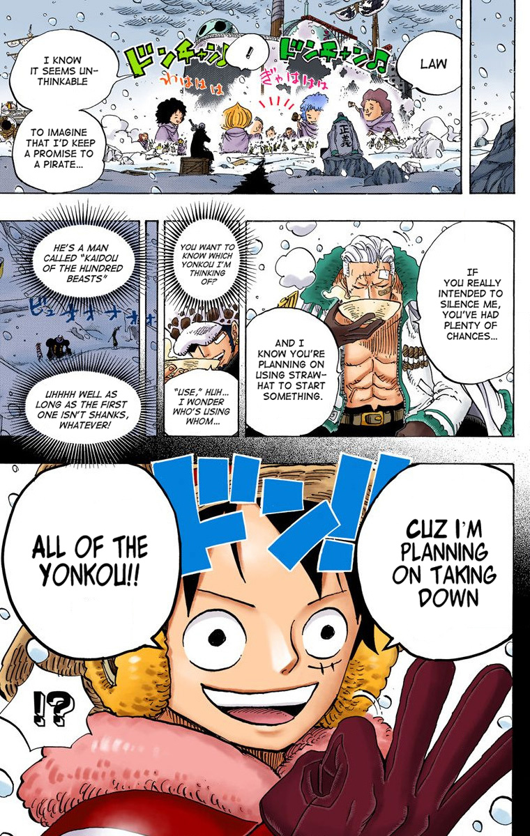 One Piece - Digital Colored Comics - Vol.70 Chapter 696: Common Interest