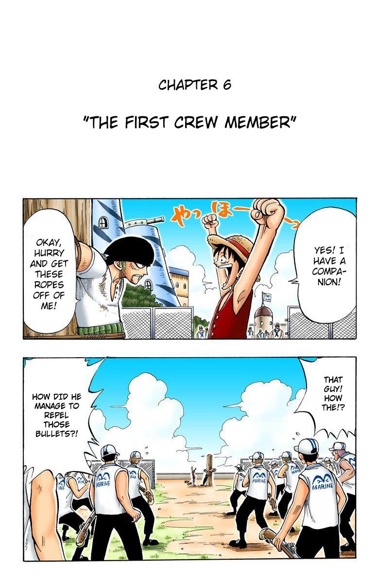 One Piece - Digital Colored Comics - Vol.1 Chapter 6: The First Crew Member