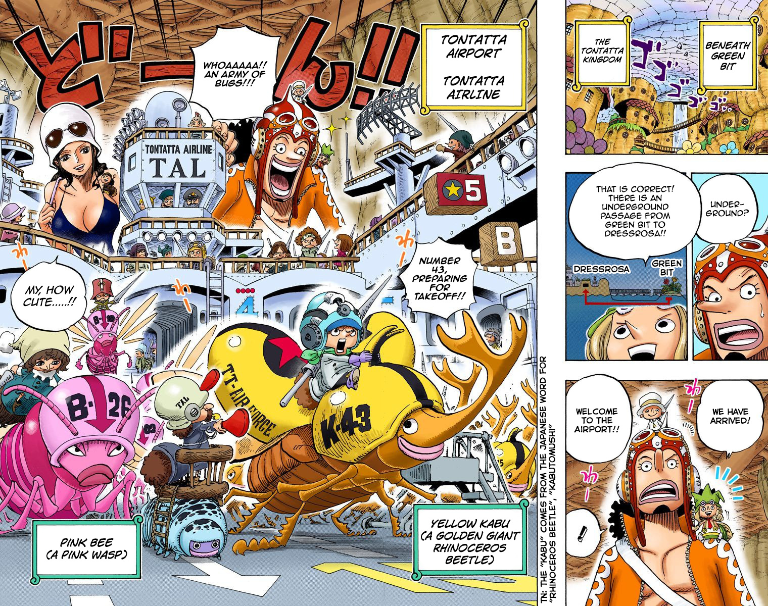 One Piece - Digital Colored Comics - Vol.72 Chapter 718: The Riku Royal Army In The Flower Field