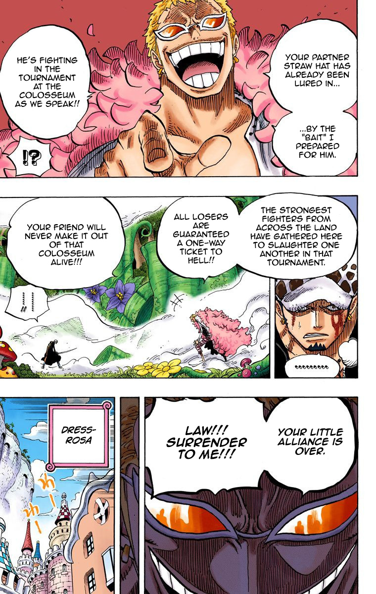 One Piece - Digital Colored Comics - Vol.72 Chapter 718: The Riku Royal Army In The Flower Field