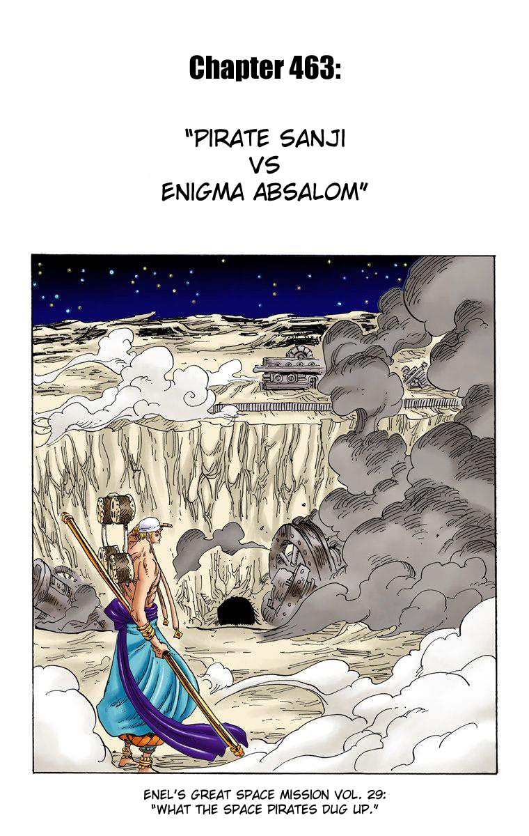 One Piece - Digital Colored Comics - Vol.48 Chapter 463: Pirate Sanji Vs Enigma Absalom