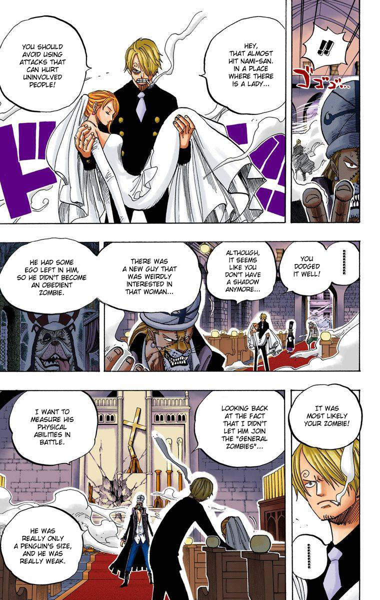 One Piece - Digital Colored Comics - Vol.48 Chapter 463: Pirate Sanji Vs Enigma Absalom