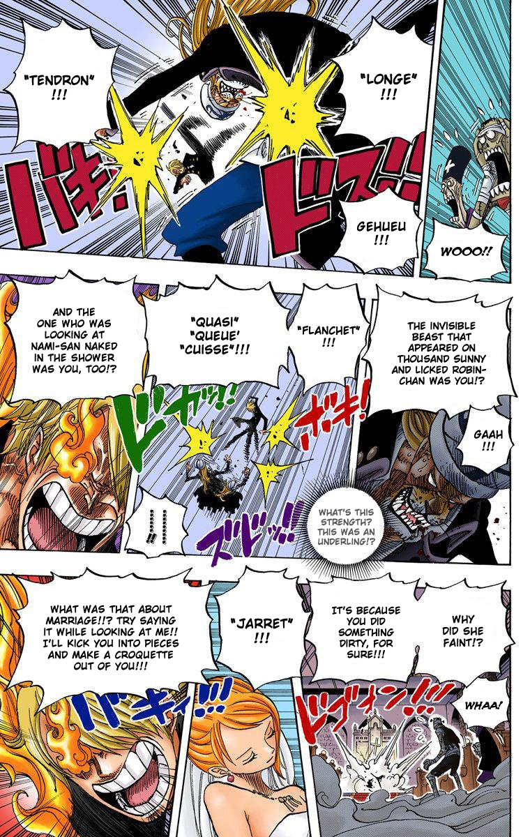 One Piece - Digital Colored Comics - Vol.48 Chapter 463: Pirate Sanji Vs Enigma Absalom