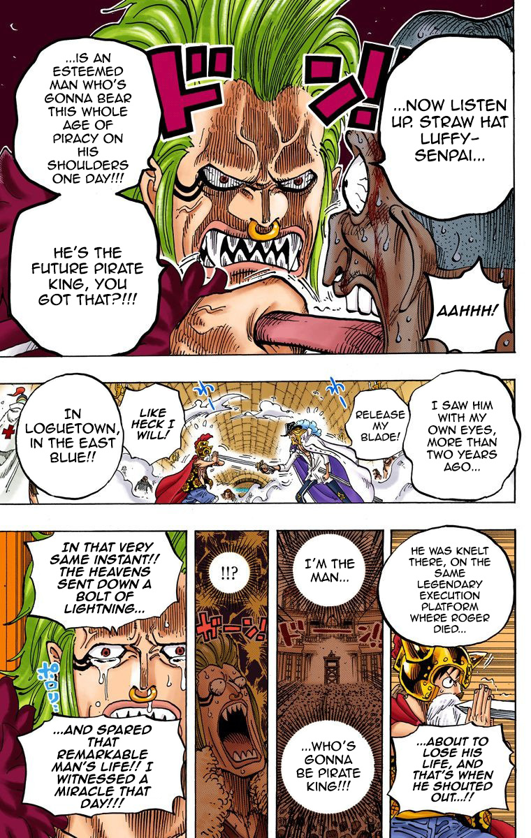 One Piece - Digital Colored Comics - Vol.72 Chapter 720: The Imprisoned Gladiators