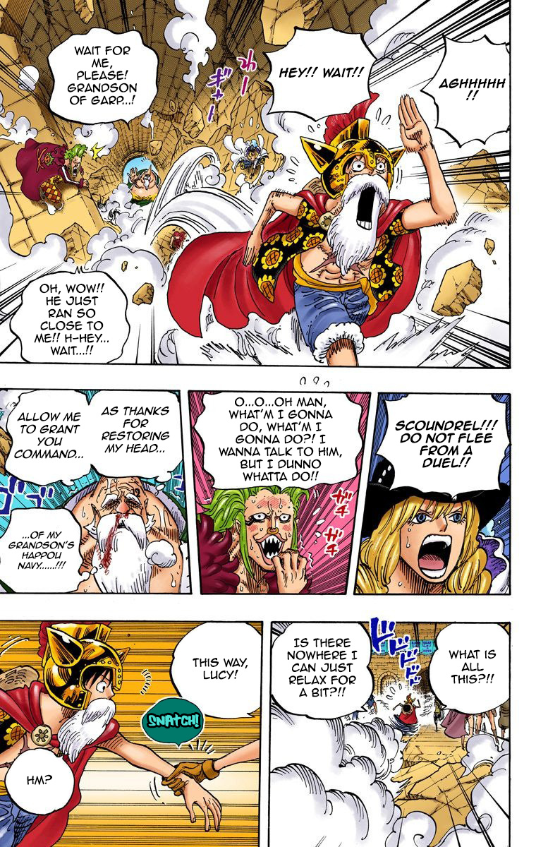 One Piece - Digital Colored Comics - Vol.72 Chapter 720: The Imprisoned Gladiators