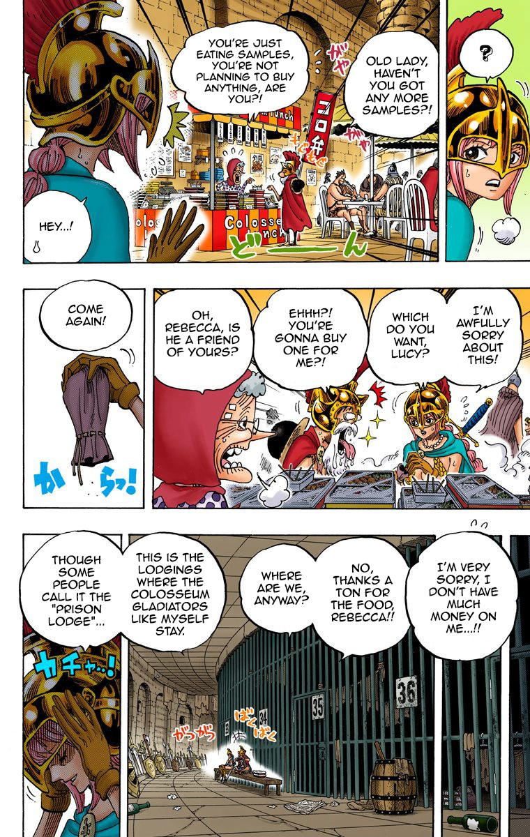 One Piece - Digital Colored Comics - Vol.72 Chapter 720: The Imprisoned Gladiators