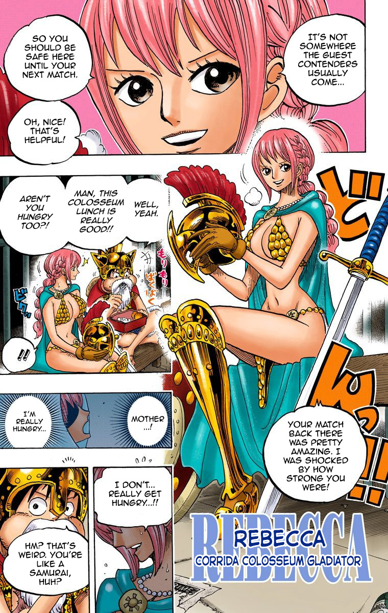 One Piece - Digital Colored Comics - Vol.72 Chapter 720: The Imprisoned Gladiators