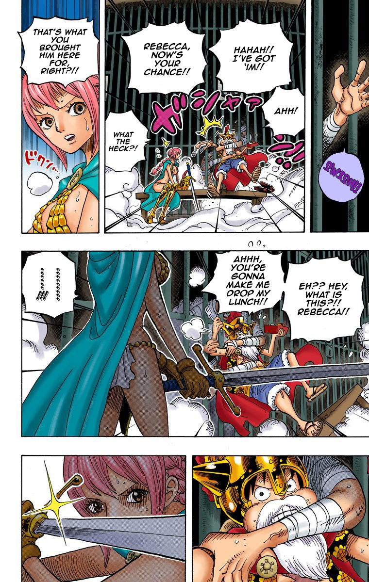 One Piece - Digital Colored Comics - Vol.72 Chapter 720: The Imprisoned Gladiators