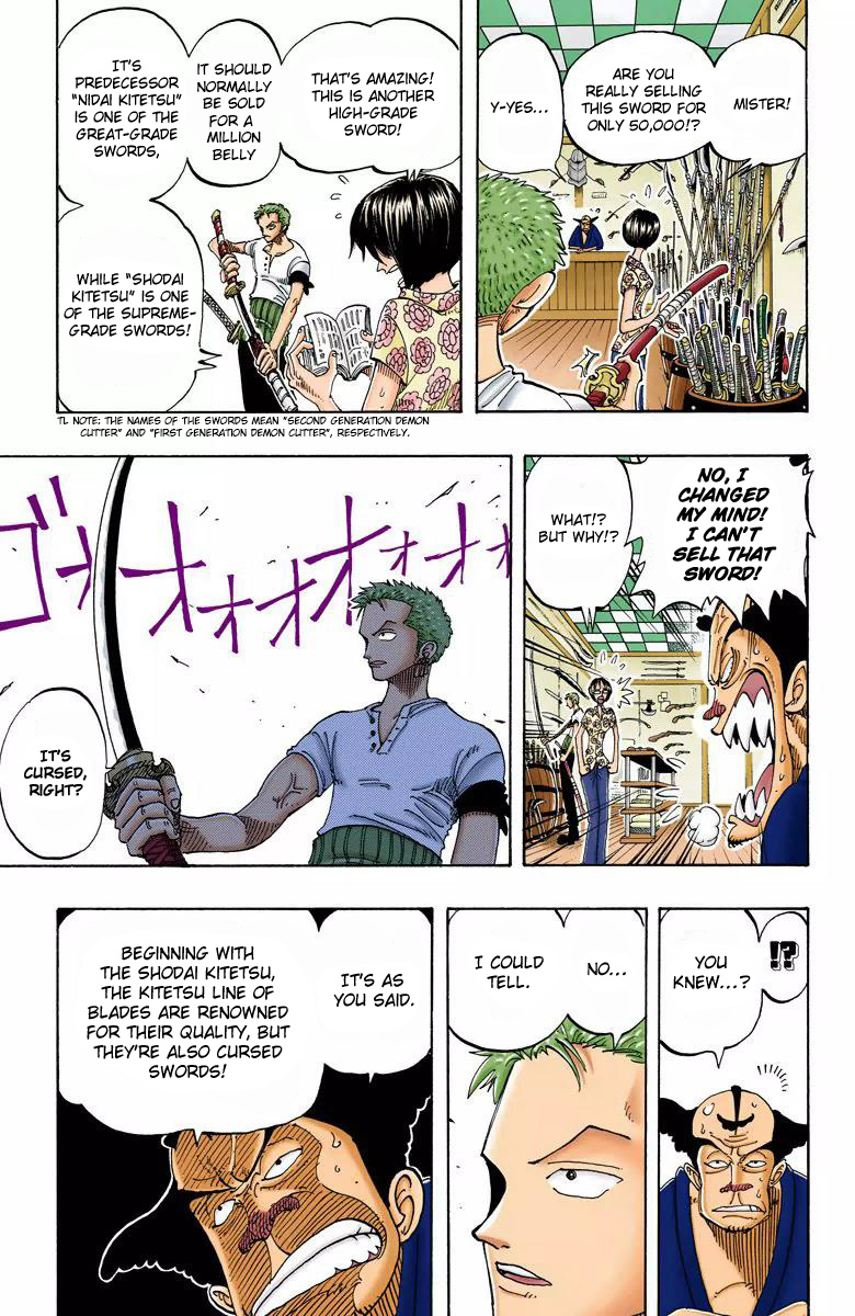 One Piece - Digital Colored Comics - Vol.11 Chapter 97: Sandai Kitetsu