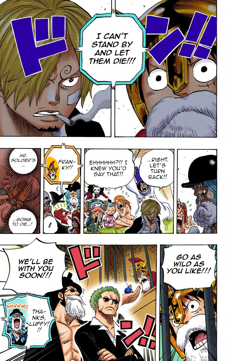 One Piece - Digital Colored Comics - Vol.73 Chapter 729: Shichibukai Doflamingo Vs. Shichibukai Law